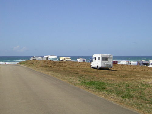 Stellplatz direkt am Meer