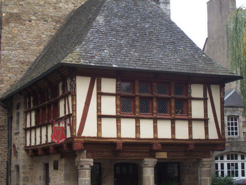 typisches Haus in Dinan