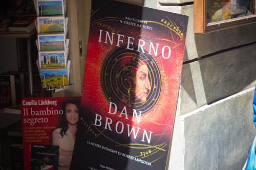 Die Lektüre zur Reise: der neue Dan Brown spielt in Florenz, und ich sehe neuerdings die Schauplätze direkt vor mir. Cool.