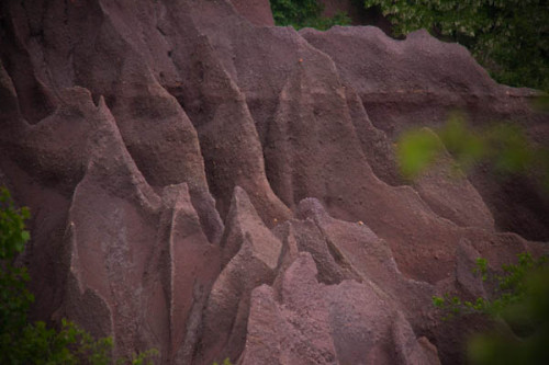 Irgend so ein geologisches Phänomen auf der Strecke …