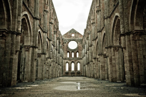 San Galgano - Bick nach Osten.