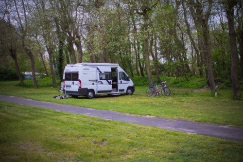 Camping Greenpark, wenig los.