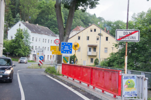 Wir verlassen den Schlucknauer Zipfel.