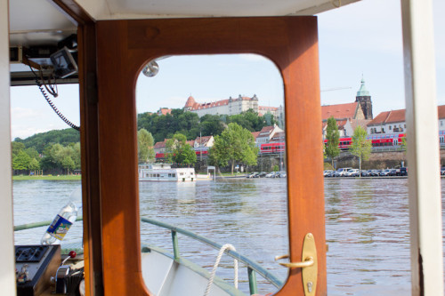 Auf der Fähre nach Copitz-Pirna