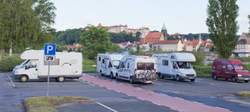 Kostenloser Wohnmobil-Stellplatz in Pirna-Copitz