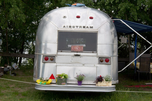 Airstream-Wohnwagen