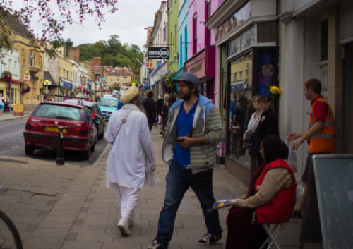 Glastonbury: Gurus auf der Straße