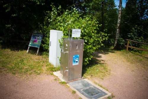 V/E-Station am Kronenburger See. Entsorgung frei, aber kein Nachspülen …