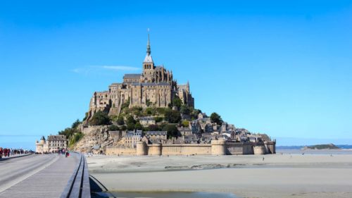 Näherung an Mont Saint Michel